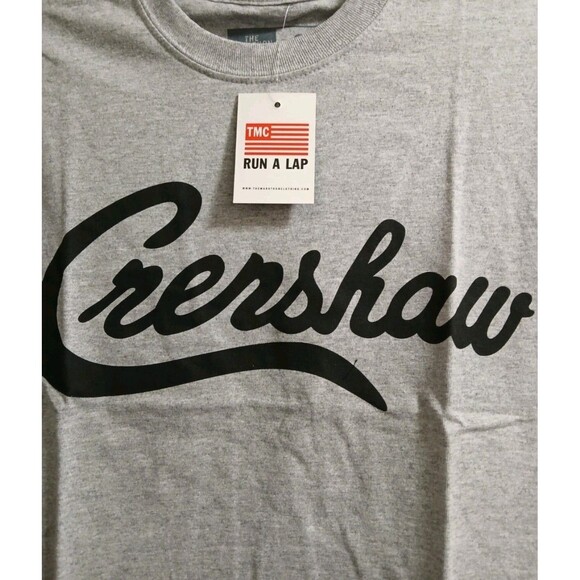 The Marathon Clothing Crenshaw Nipsey Hussle T-Shirt Gray Small NWT New B7 - Picture 3 of 7